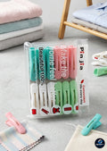 Pinjia Pastel Plastic Clothes Pegs Set (12-Pack)