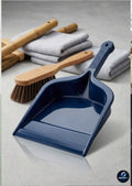 Ergonomic Navy Blue Handheld Dustpan for Quick Home Cleanup